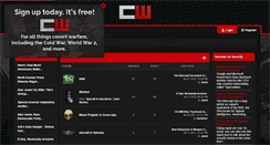 Desktop Screenshot of covertwarfare.com